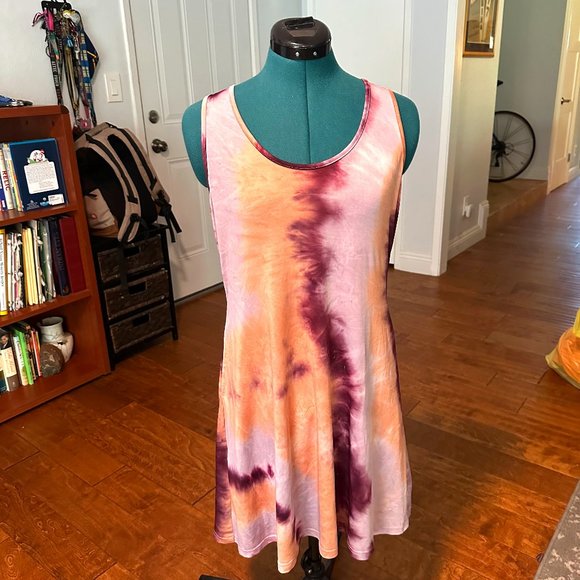 Yumi Day Purple/Orange Women's Dress, Size: S - Picture 1 of 6